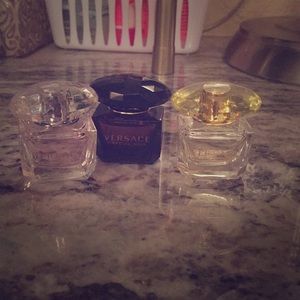 Three of the same brand perfumes